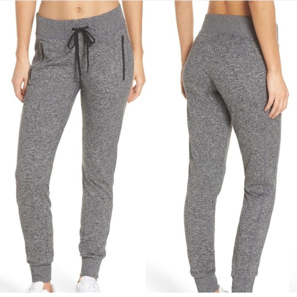 Zella Heathered Gray Taryn Ultra Soft Jogger Pants XS